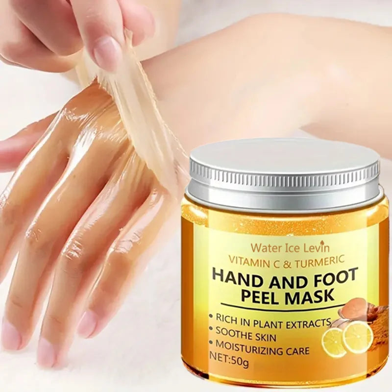 Masque Cire Mains & Pieds Vitamine C & Curcuma – Lissant & Éclat | LuxVrouw LuxVrouw