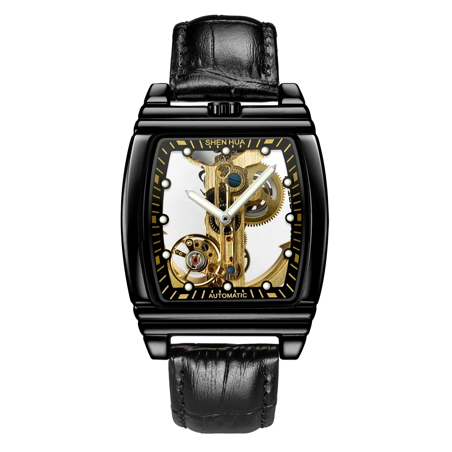 Montre Mécanique Homme Squelette Steampunk – Transparente & Automatique | LuxVrouw LuxVrouw