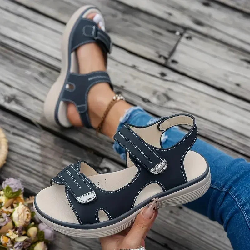 Sandales Compensées Femme Légères Antidérapantes – Casual & Plage | LuxVrouw