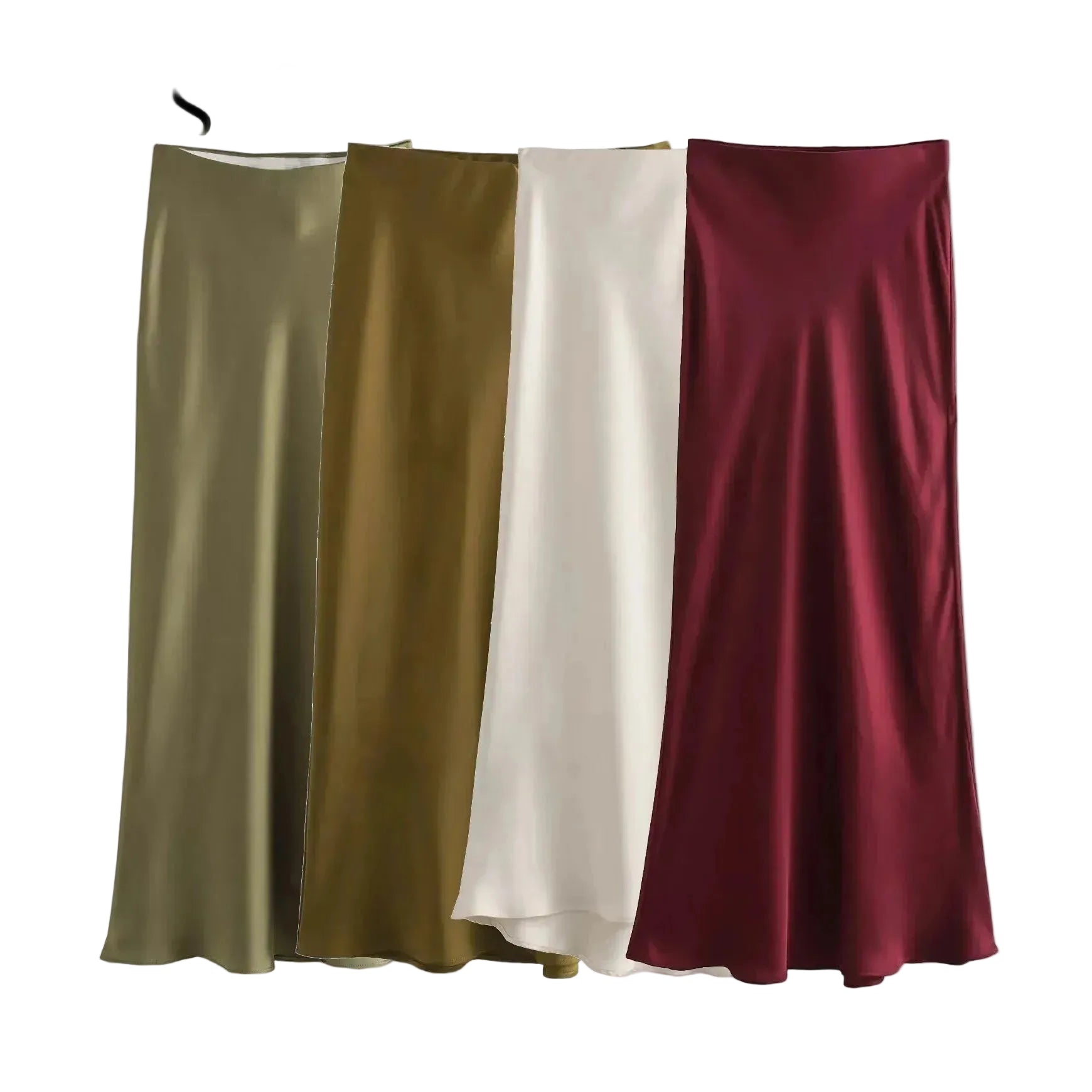 Skirt High Waist Straight Long Skirts Summer