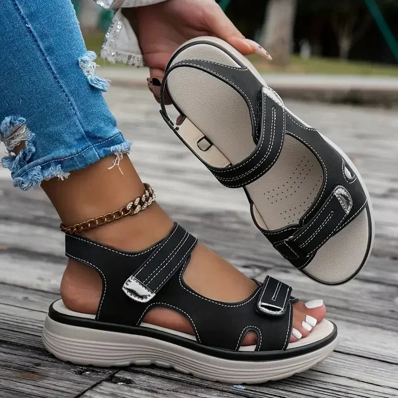 Sandales Compensées Femme Légères Antidérapantes – Casual & Plage | LuxVrouw