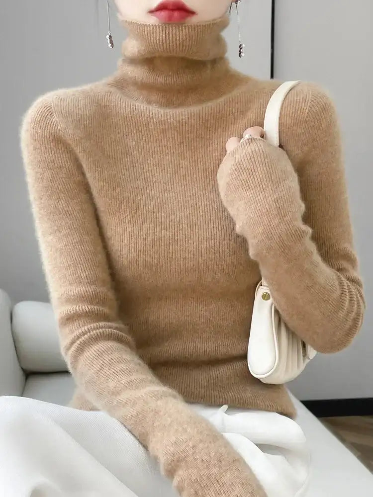 Slim Sweater Pullover Basic Cashmere LuxVrouw