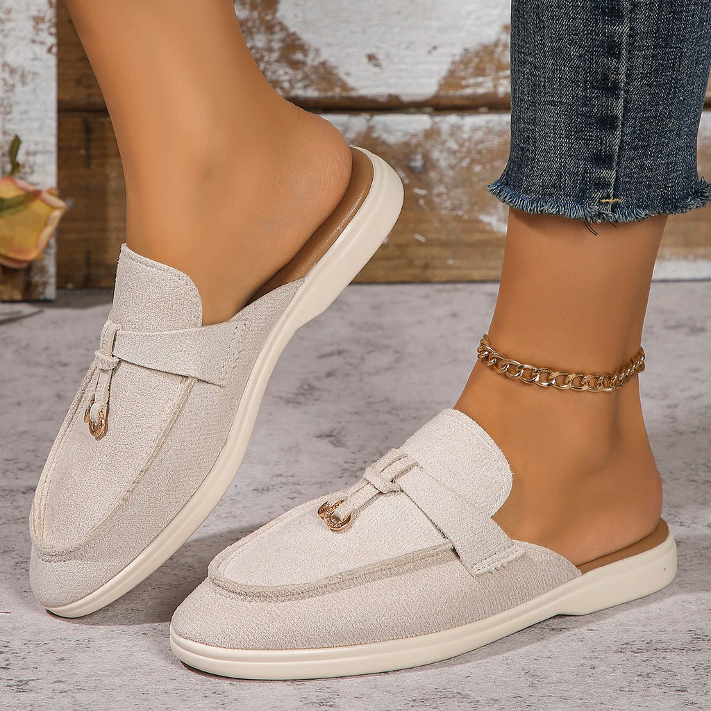 Sneakers Plates Femme Slip-On Vulcanisées – Confortables & Grande Taille | LuxVrouw