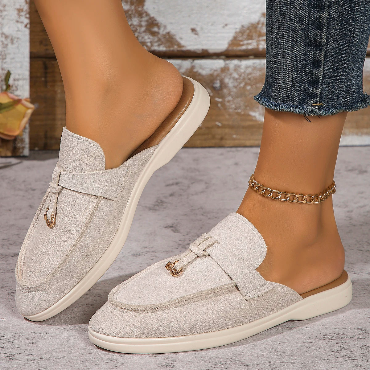 Sneakers Plates Femme Slip-On Vulcanisées – Confortables & Grande Taille | LuxVrouw