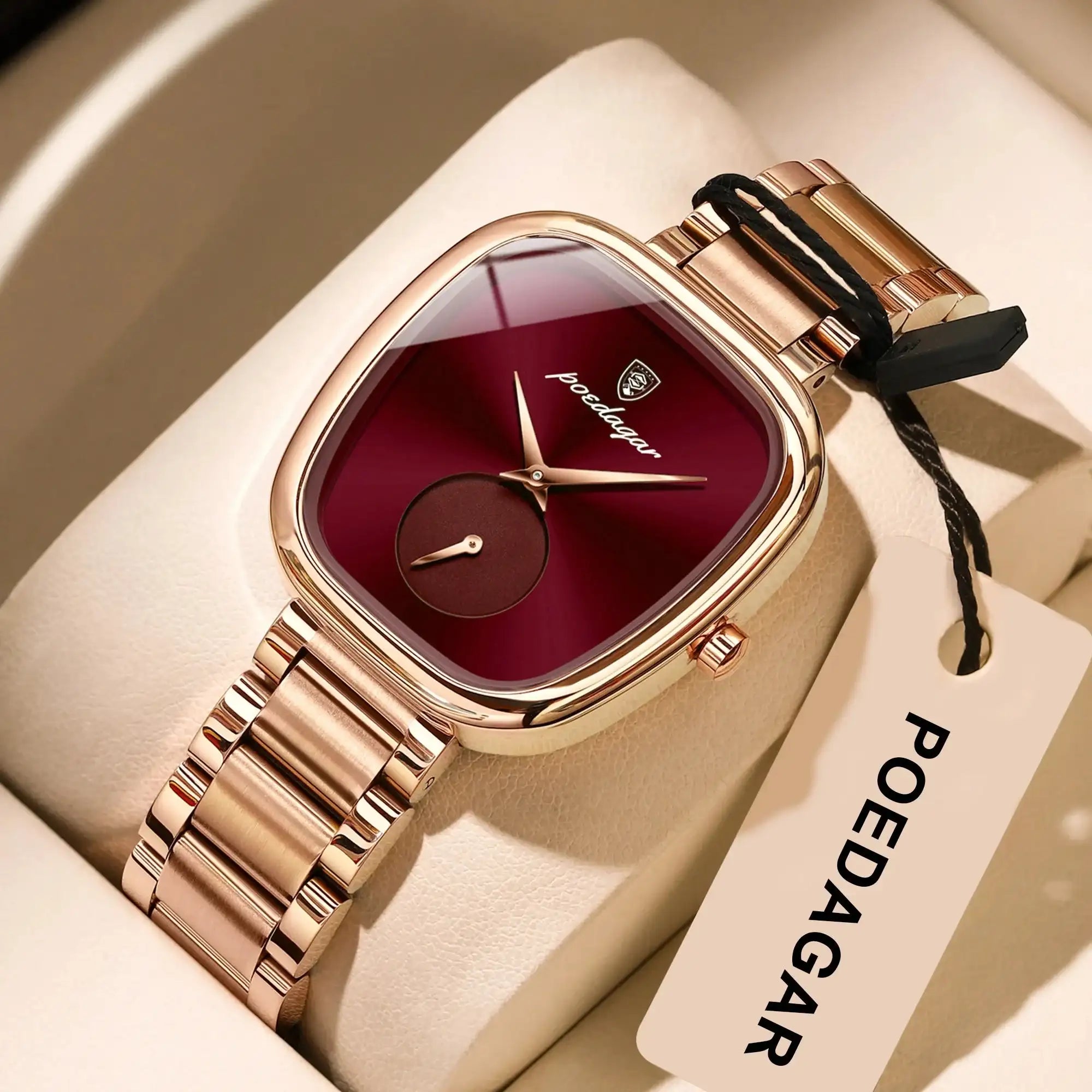 POEDAGAR High Quality Luxury Watches For Women Stainless Steel Waterproof Elegant Ladies Wristwatch Fashion Quartz Woman's Watch LuxVrouw