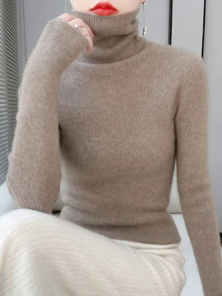 Slim Sweater Pullover Basic Cashmere LuxVrouw