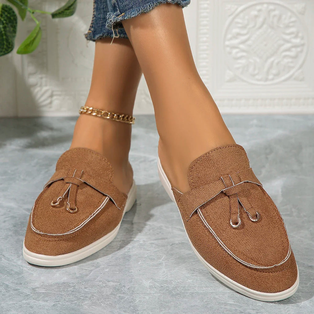 Sneakers Plates Femme Slip-On Vulcanisées – Confortables & Grande Taille | LuxVrouw
