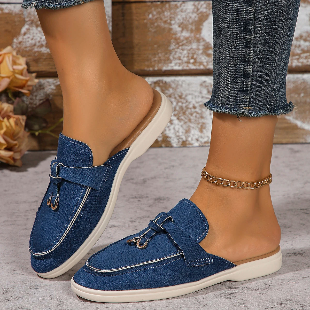 Sneakers Plates Femme Slip-On Vulcanisées – Confortables & Grande Taille | LuxVrouw