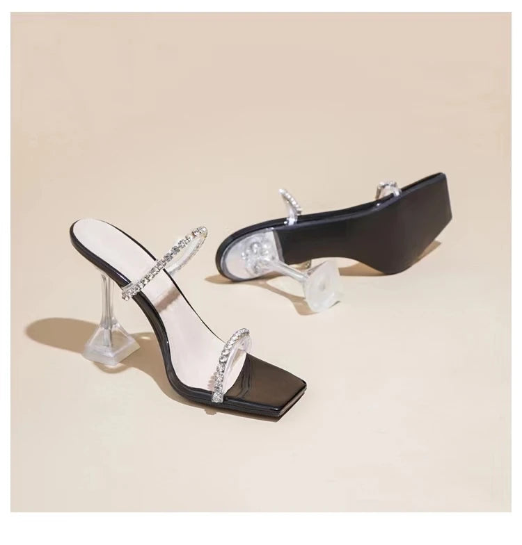 Mules Talons Hauts Cristal Femme – Sexy & Élégantes | LuxVrouw LuxVrouw