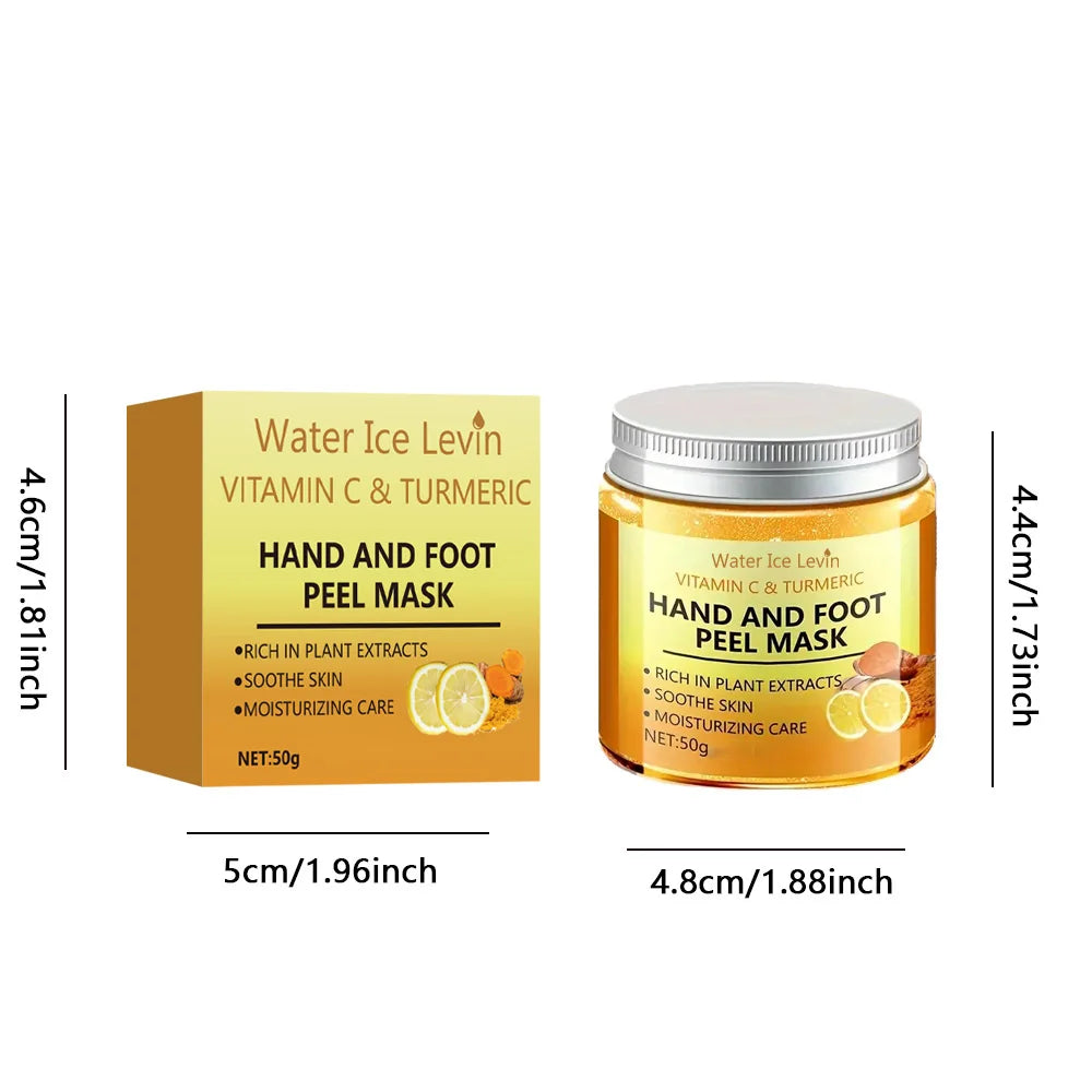 Masque Cire Mains & Pieds Vitamine C & Curcuma – Lissant & Éclat | LuxVrouw LuxVrouw