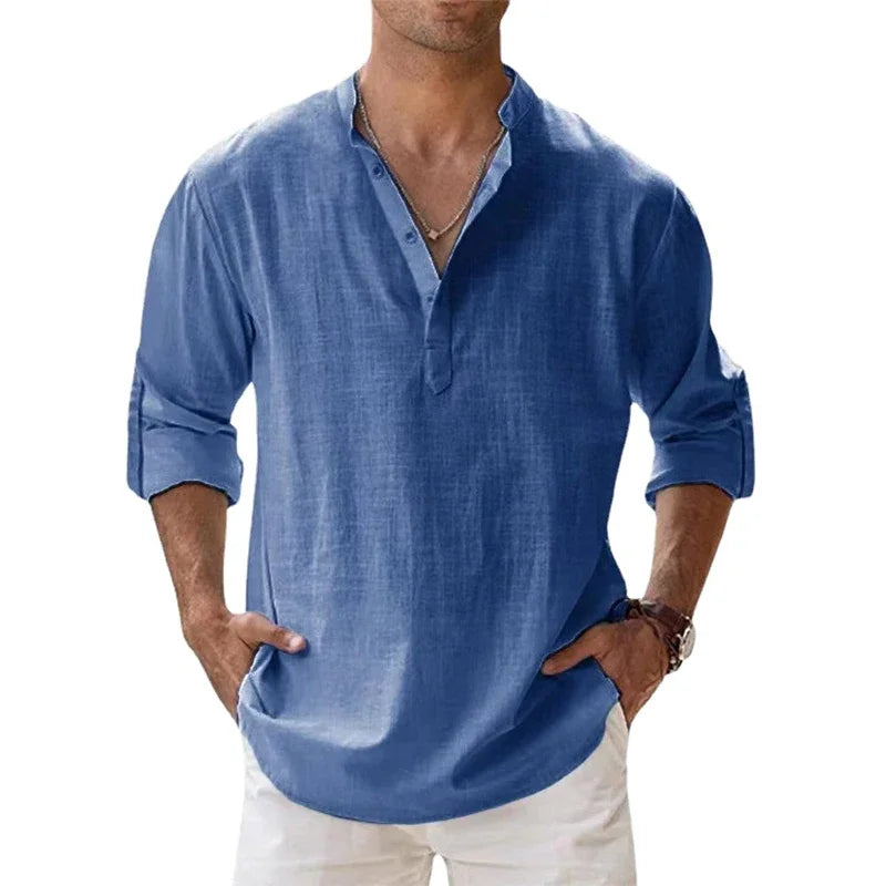 Chemise Tunique Homme Été – Casual & Légère LuxVrouw