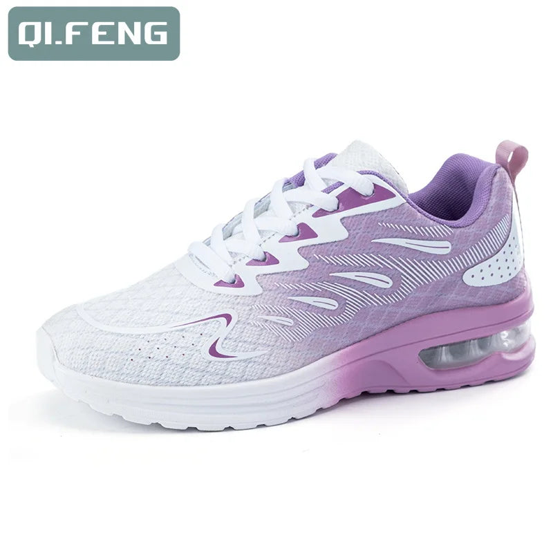 Sneakers Femme Coussin Air Mesh Respirantes – Légères & Grande Taille | LuxVrouw