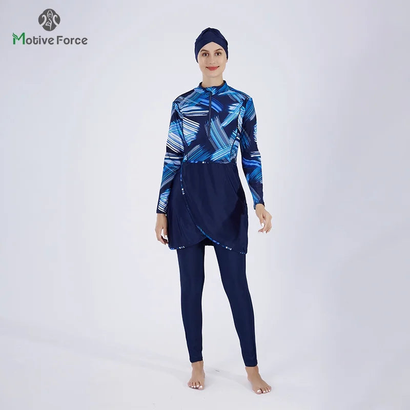 Burkini 3 Pièces Femme – Modeste & Élégant LuxVrouw