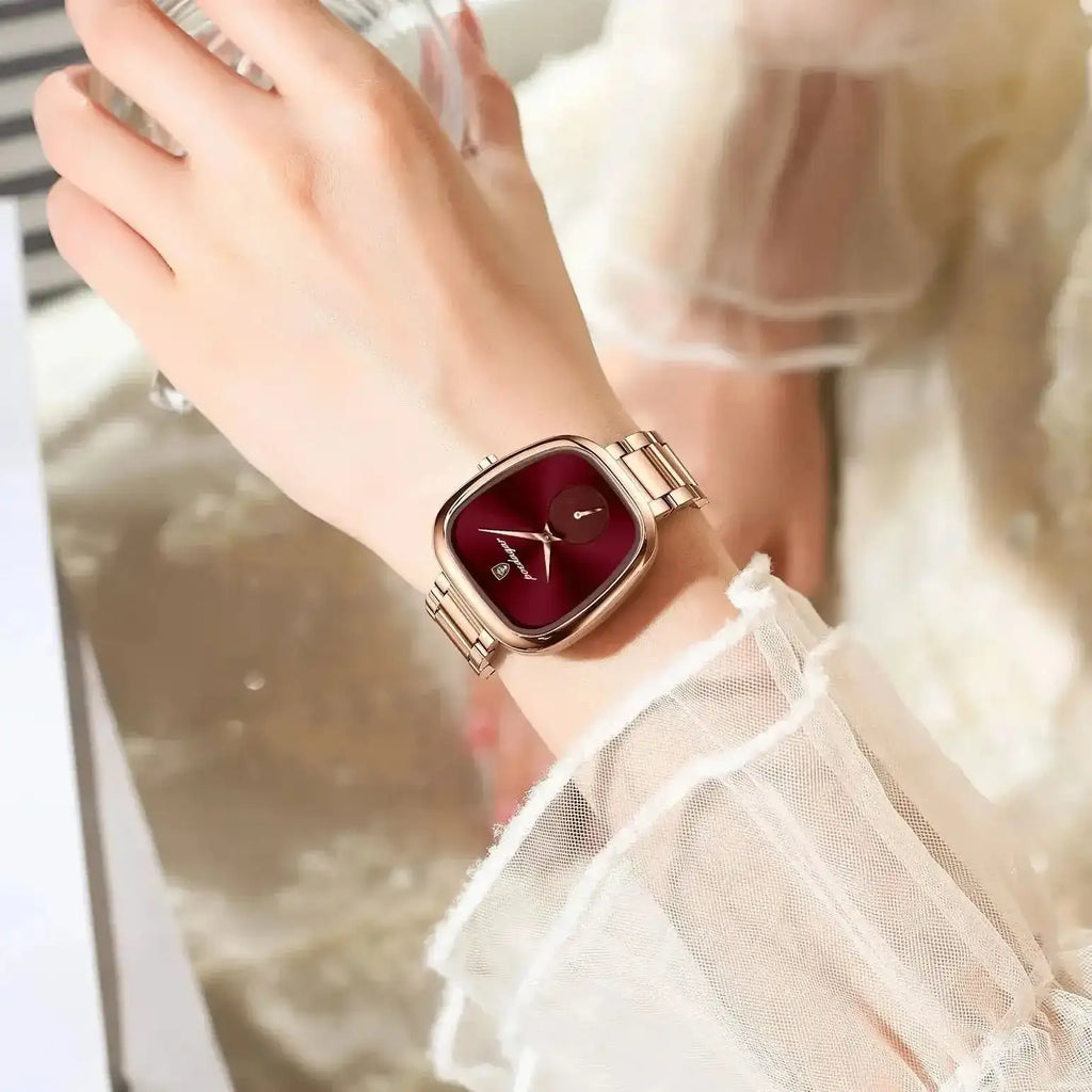 POEDAGAR High Quality Luxury Watches For Women Stainless Steel Waterproof Elegant Ladies Wristwatch Fashion Quartz Woman's Watch LuxVrouw