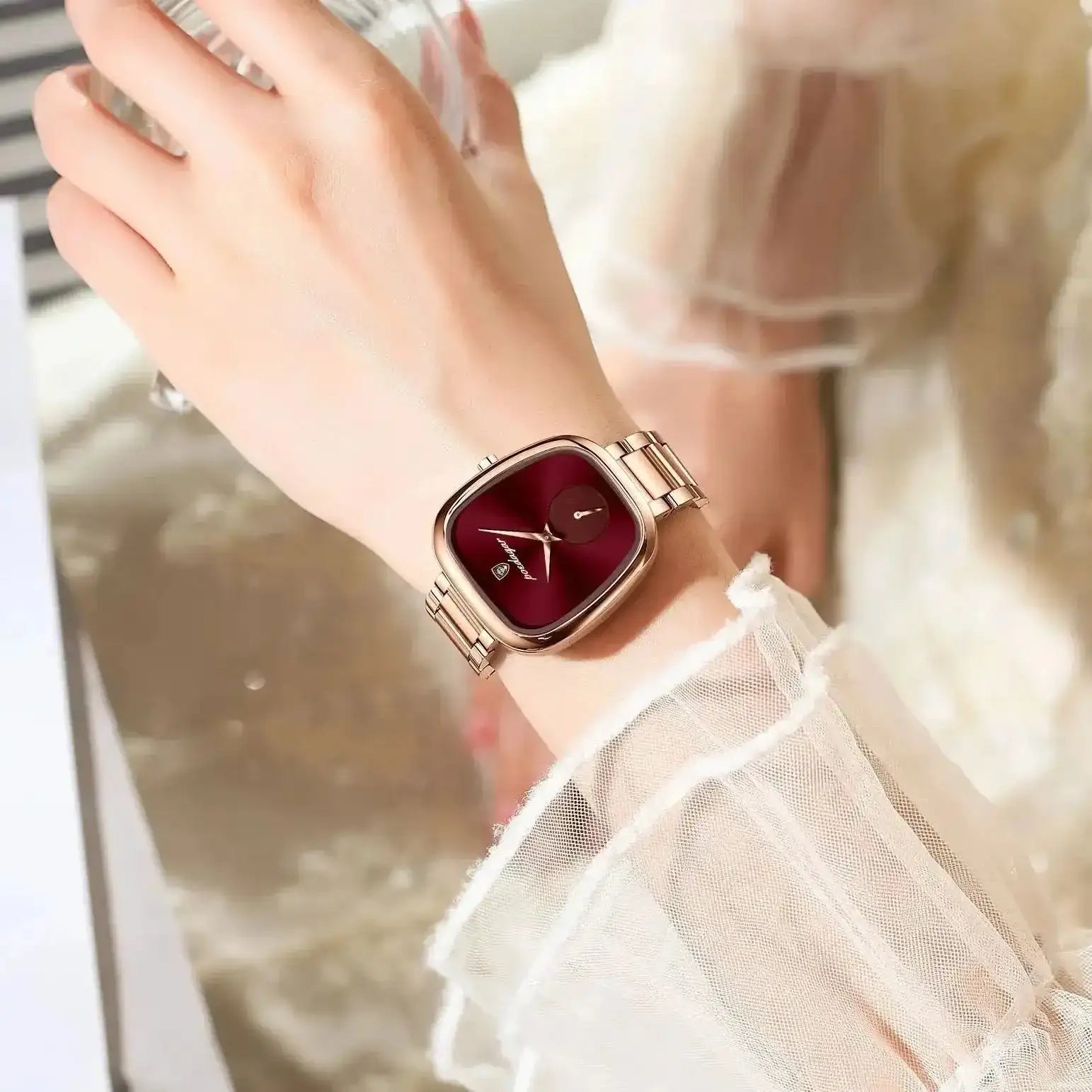 POEDAGAR High Quality Luxury Watches For Women Stainless Steel Waterproof Elegant Ladies Wristwatch Fashion Quartz Woman's Watch LuxVrouw