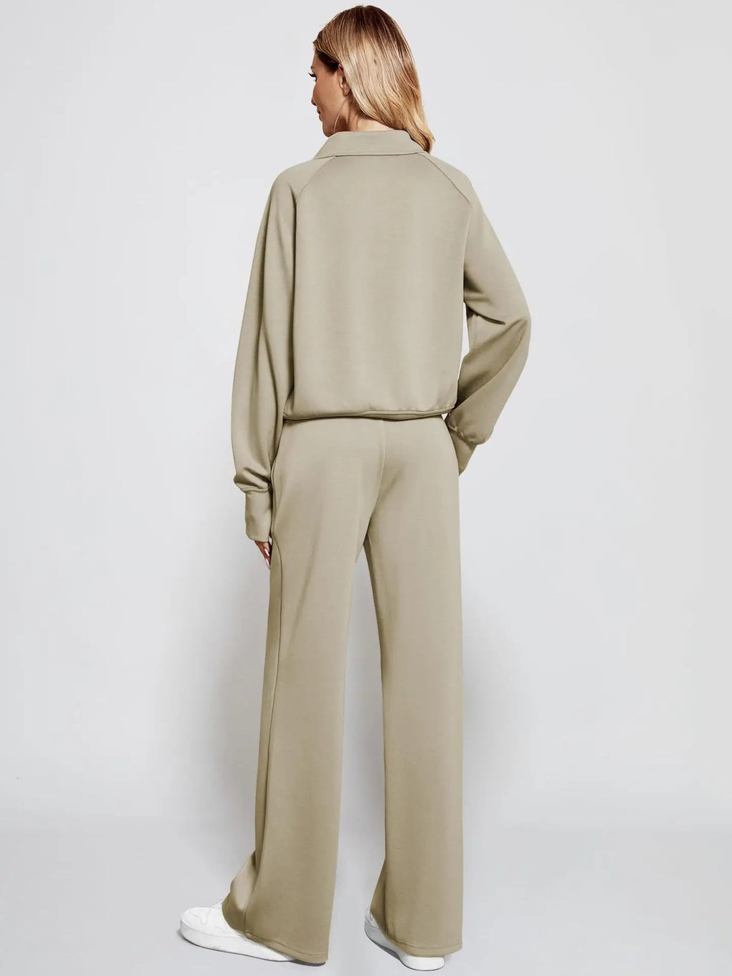 Ensemble Femme 2 Pièces T-Shirt Manches Longues & Pantalon Large | LuxVrouw LuxVrouw