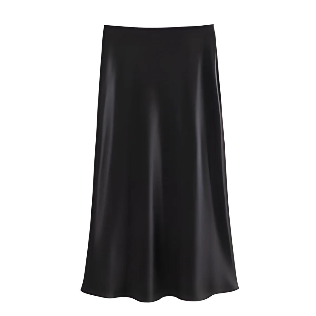 Jupe Longue Droite Taille Haute Femme – Été LuxVrouw