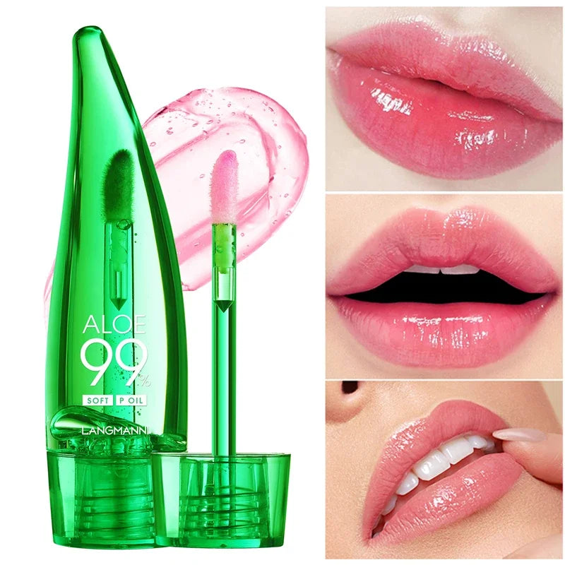 Gloss Lèvres Aloe Vera Changeant de Couleur – Hydratant & Nourrissant | LuxVrouw LuxVrouw