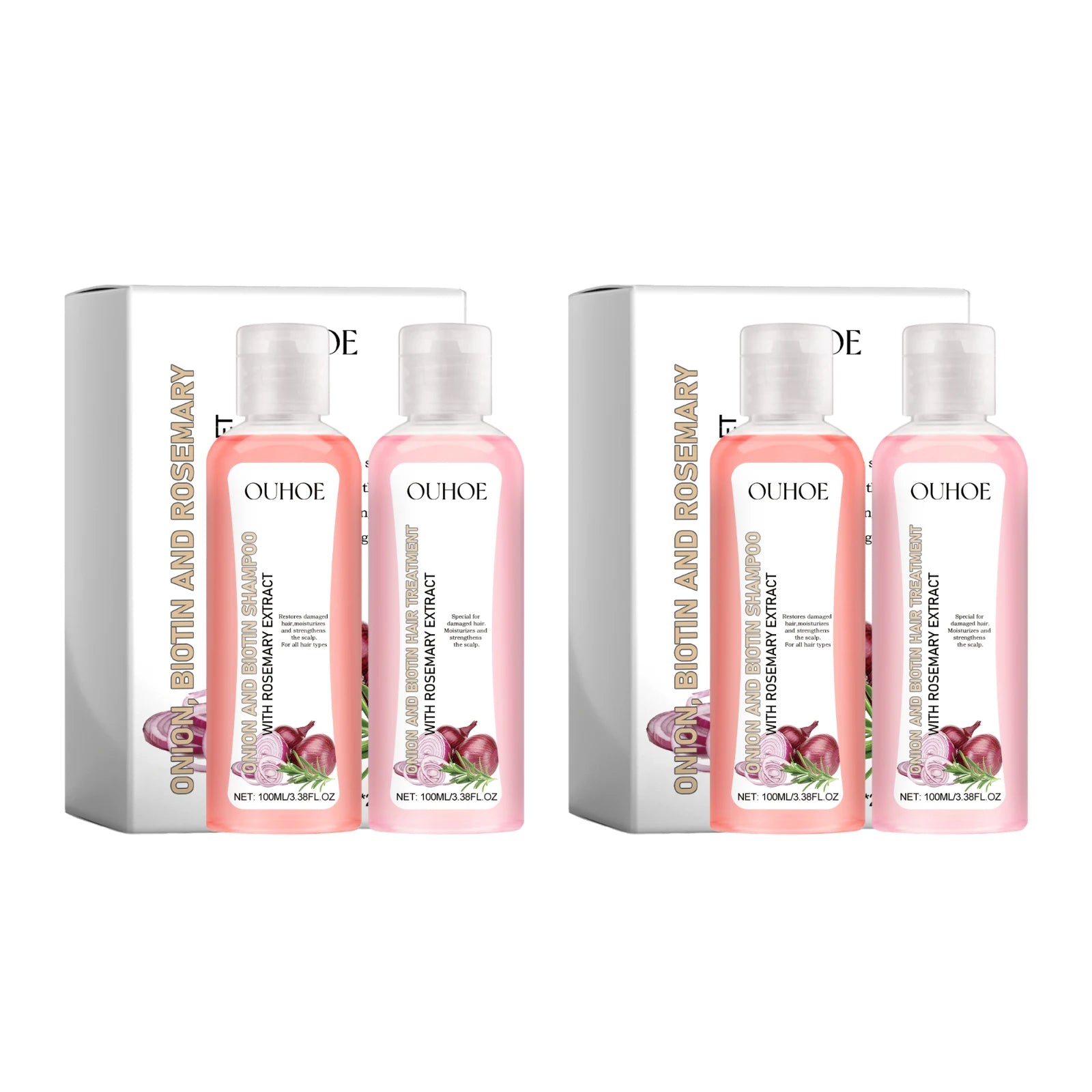 Shampooing Conditionneur Biotine & Romarin OUHOE – Cheveux Sains & Sans Paraben | LuxVrouw LuxVrouw