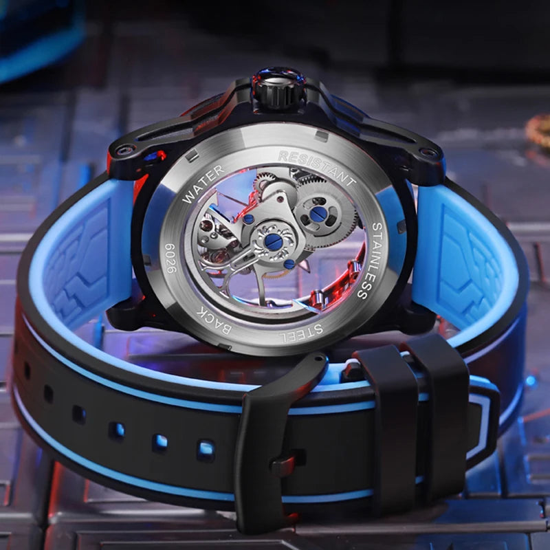 Montre Automatique Homme – Squelette Mécanique | LuxVrouw LuxVrouw