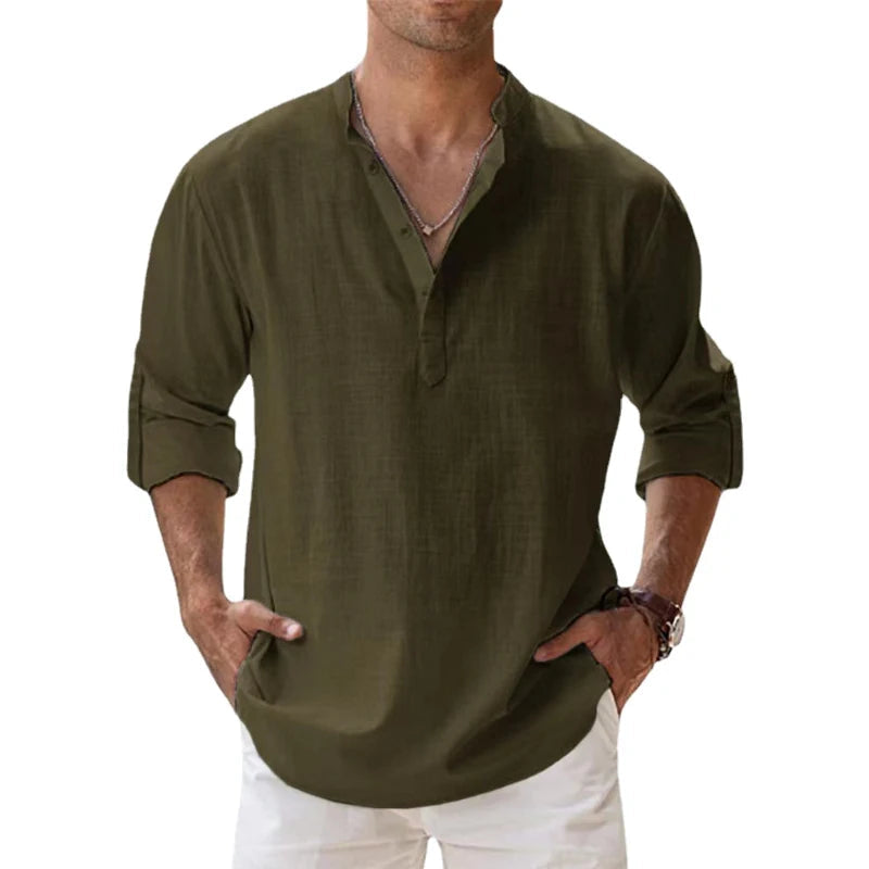 Chemise Tunique Homme Été – Casual & Légère LuxVrouw