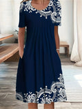 Robe Femme Grande Taille Imprimée Ample – Élégante & Casual Toutes Saisons | LuxVrouw