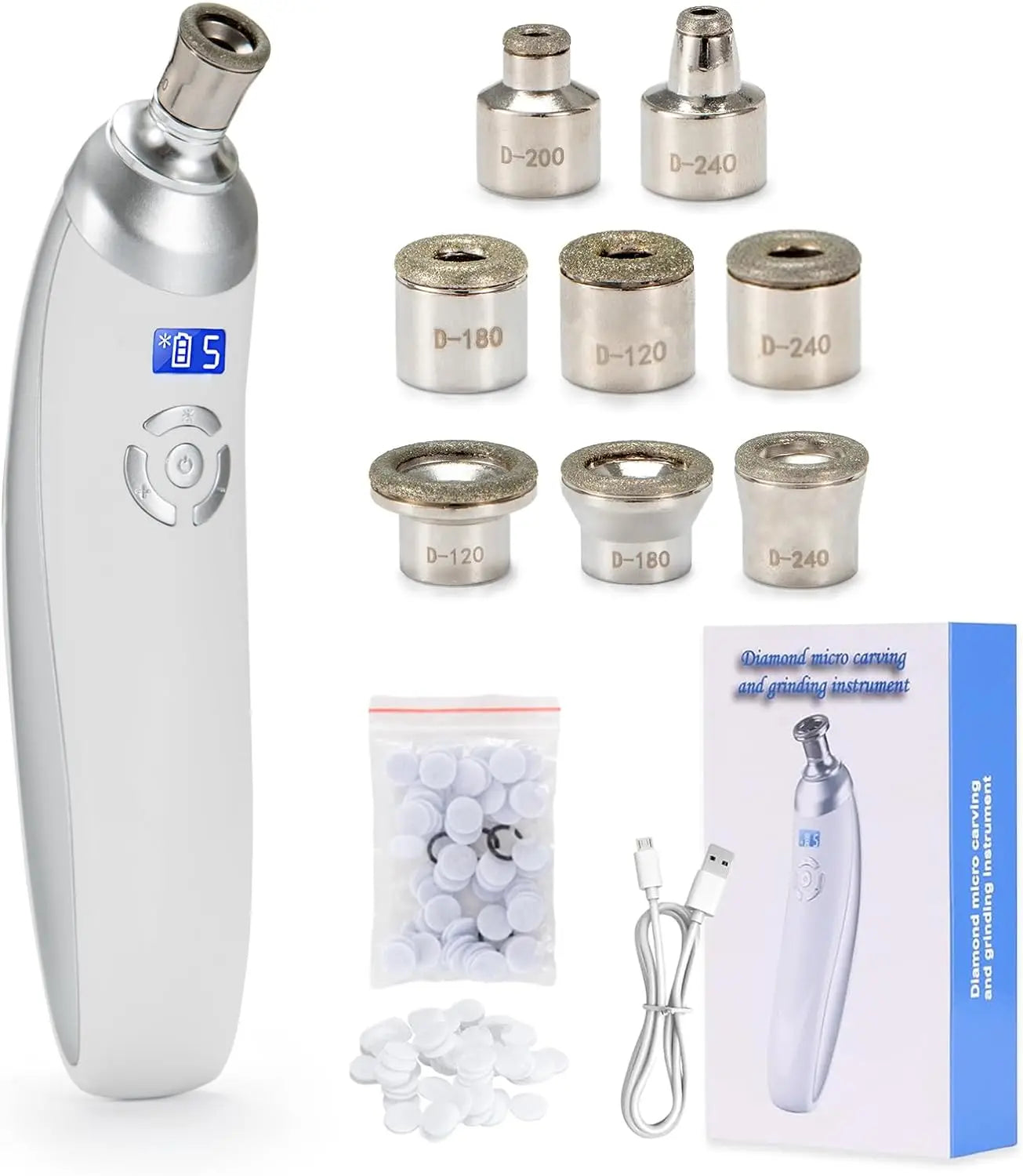 Appareil Microdermabrasion Diamant Sans Fil Beauty Star – Anti-Rides & Points Noirs | LuxVrouw LuxVrouw
