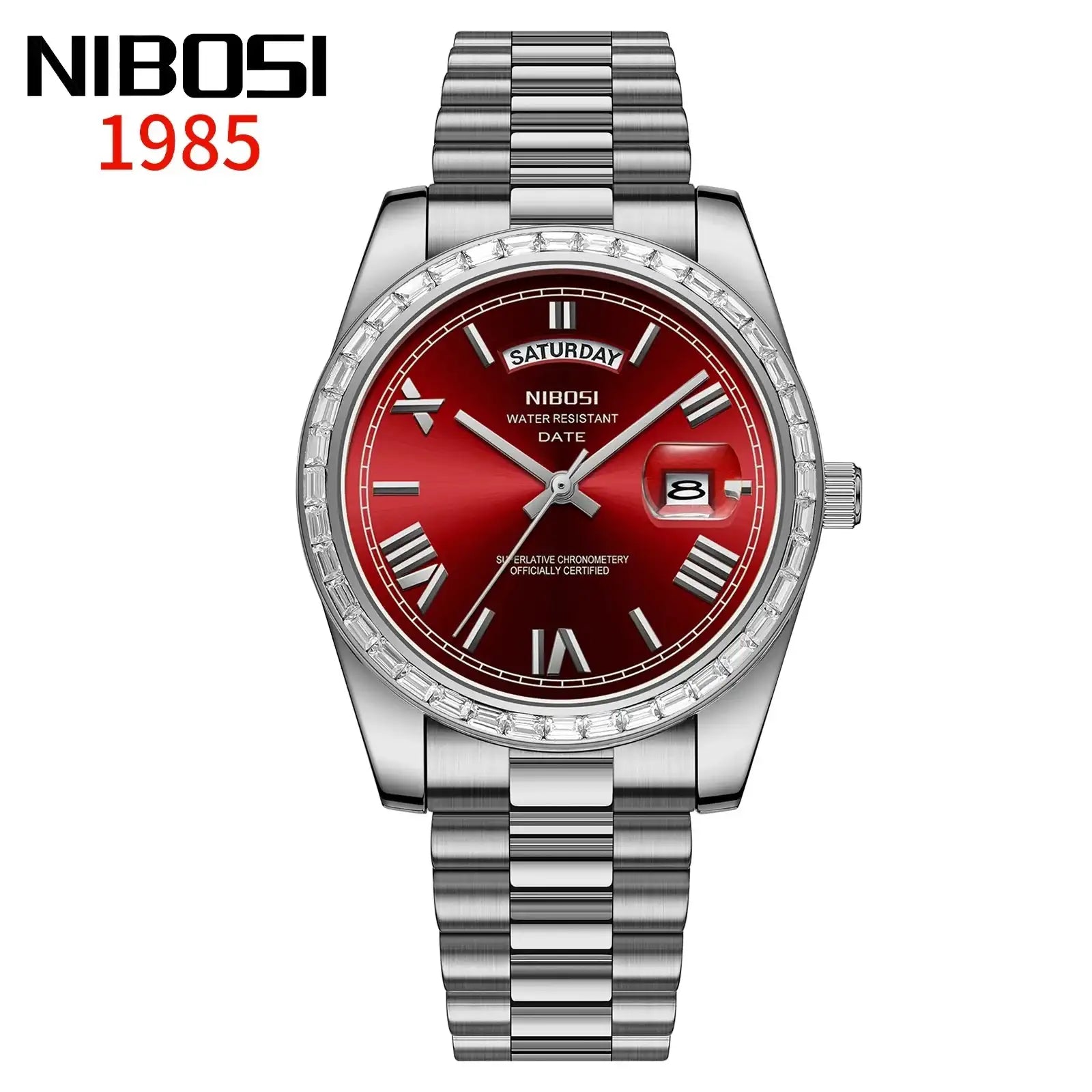 NIBOSI Brand Luxury New Watches For Man Waterproof Stainless Steel Men's Quartz Watch With Perpetual Calendar relógios masculino LuxVrouw