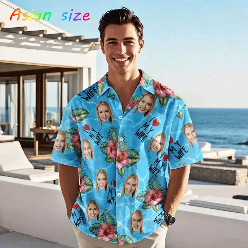 Chemise Hawaïenne Homme – Personnalisée & Fun LuxVrouw