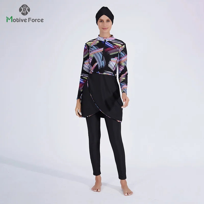 Burkini 3 Pièces Femme – Modeste & Élégant LuxVrouw
