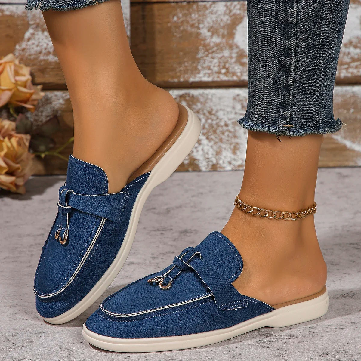 Sneakers Plates Femme Slip-On Vulcanisées – Confortables & Grande Taille | LuxVrouw