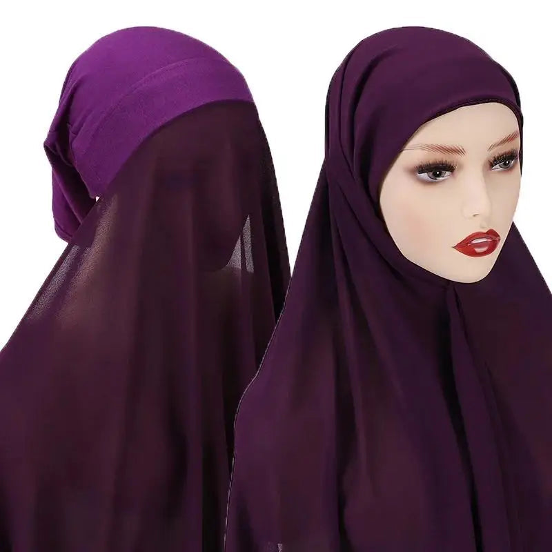 Instant Hijab with Cap Heavy LuxVrouw