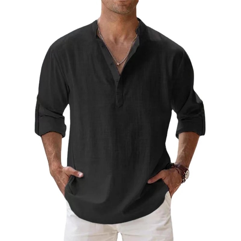 Chemise Tunique Homme Été – Casual & Légère LuxVrouw