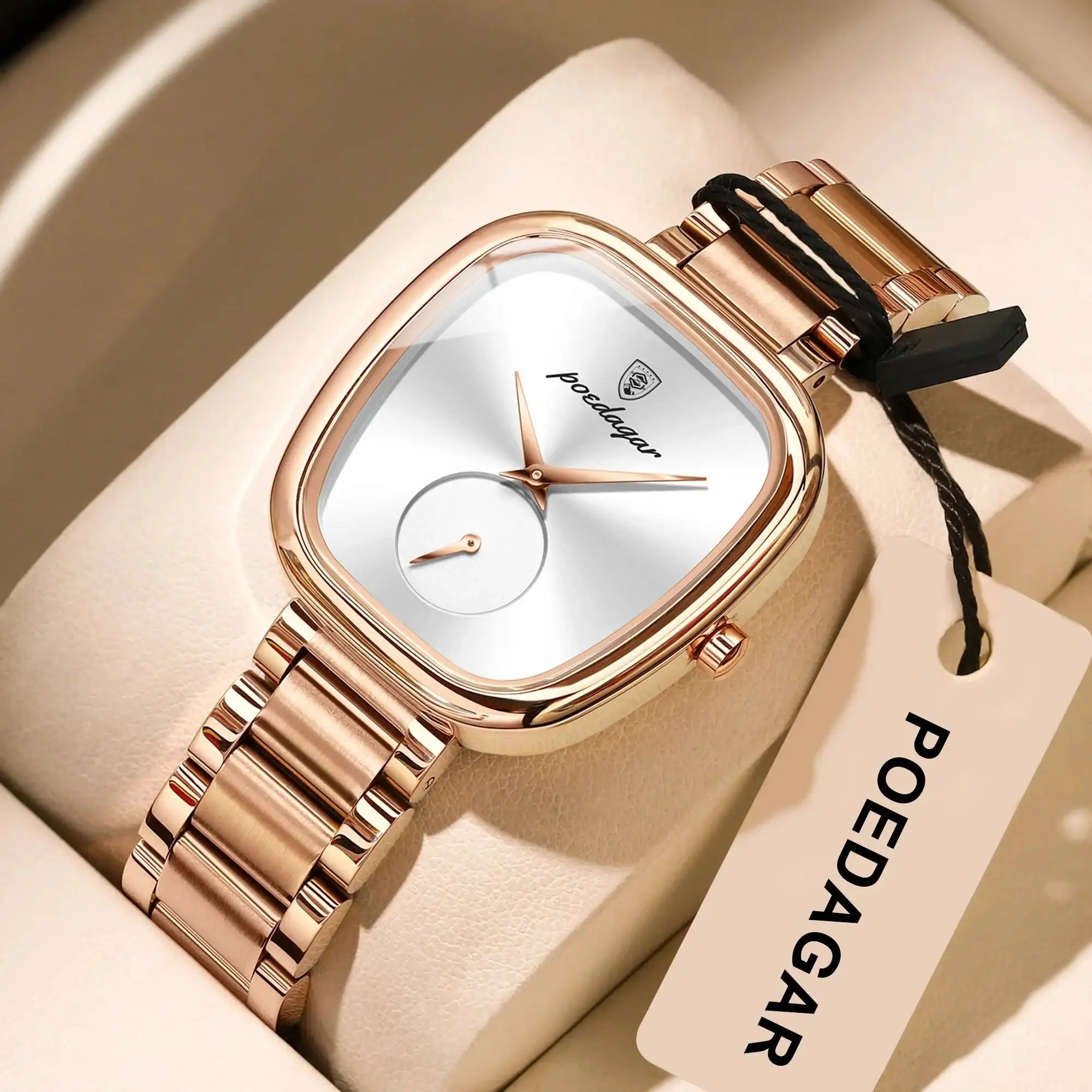 POEDAGAR High Quality Luxury Watches For Women Stainless Steel Waterproof Elegant Ladies Wristwatch Fashion Quartz Woman's Watch LuxVrouw