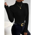 Pull Côtelé Femme Grande Taille – Slim & Élégant LuxVrouw