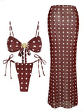 3 Piece Bikini Elegant LuxVrouw