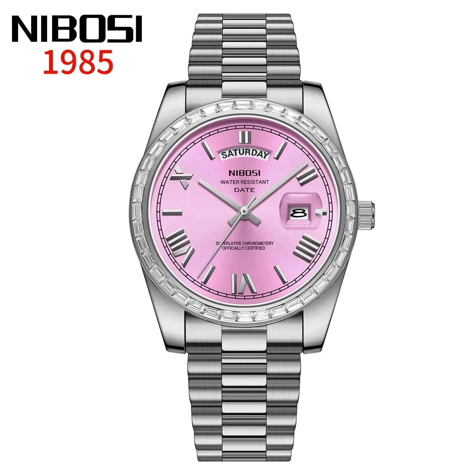 NIBOSI Brand Luxury New Watches For Man Waterproof Stainless Steel Men's Quartz Watch With Perpetual Calendar relógios masculino LuxVrouw