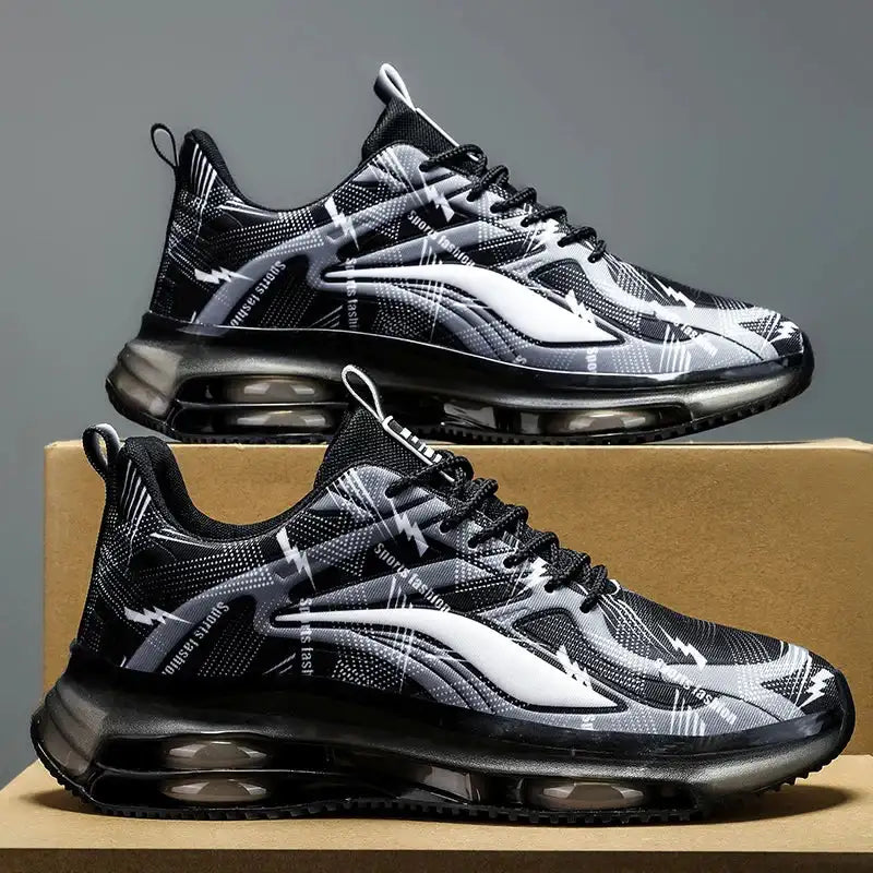 Men's Fashionable Basketball Shoes, with Air Cushioning, Comfortable and Non-Slip, Breathable and Shock-Absorbing, Suitable for Men's Outdoor Activities LuxVrouw