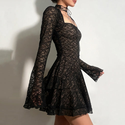Elegant Fashion Sexy Lace A-Line Dress