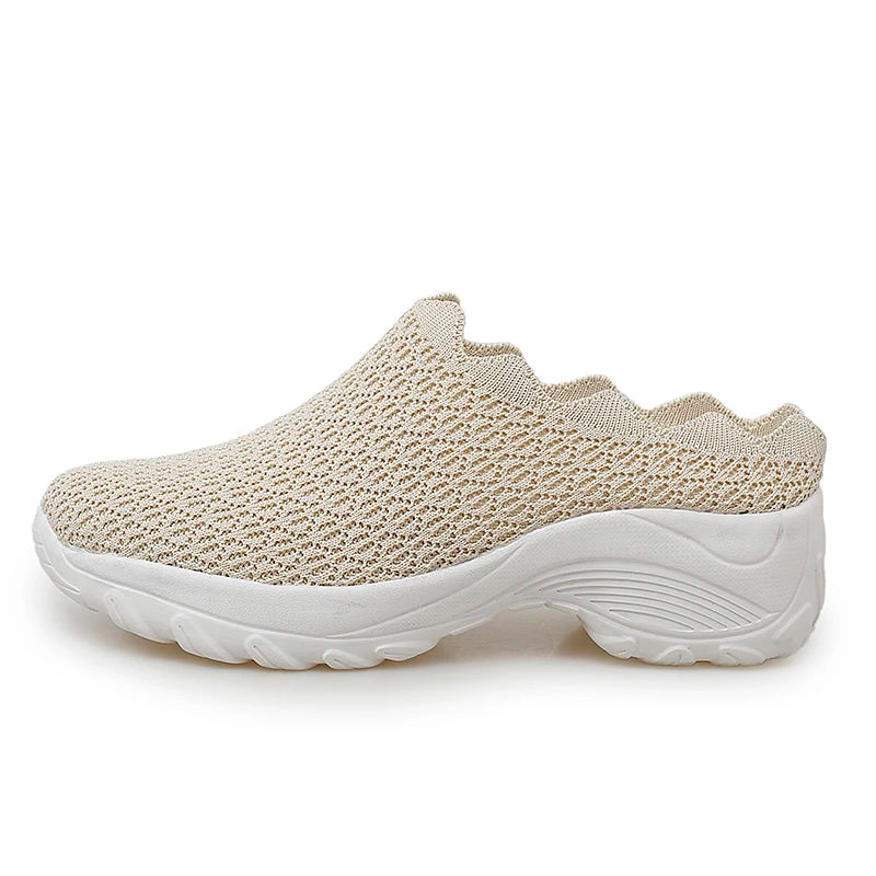 Summer Slip On Half Shoes For Women Platform