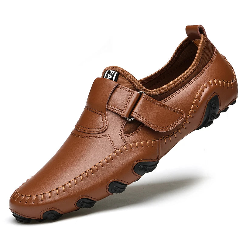 Mocassins Homme Cuir Blanc Yeinshaars – Confortables & Style Britannique | LuxVrouw LuxVrouw