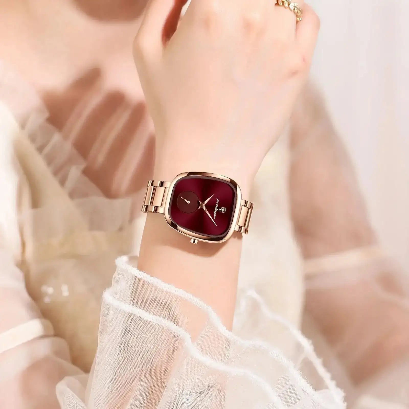 POEDAGAR High Quality Luxury Watches For Women Stainless Steel Waterproof Elegant Ladies Wristwatch Fashion Quartz Woman's Watch LuxVrouw