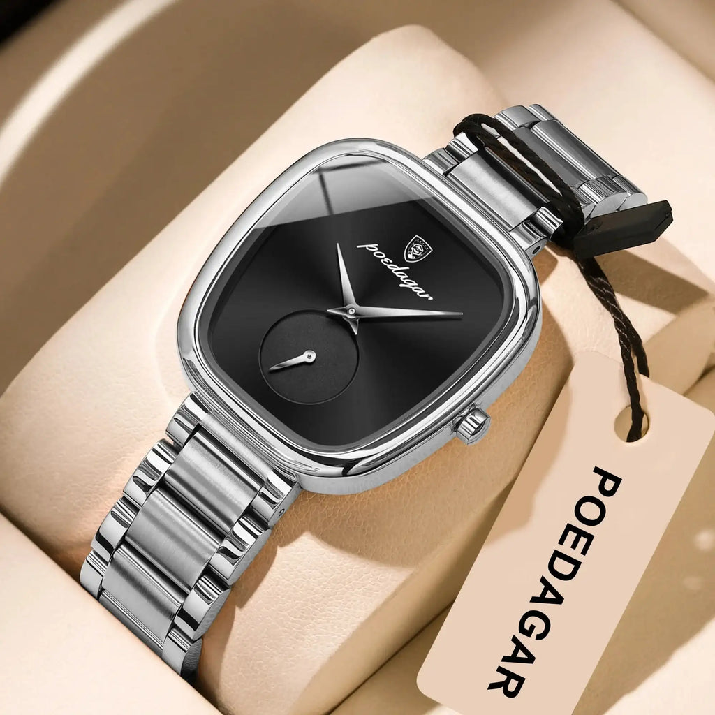 POEDAGAR High Quality Luxury Watches For Women Stainless Steel Waterproof Elegant Ladies Wristwatch Fashion Quartz Woman's Watch LuxVrouw
