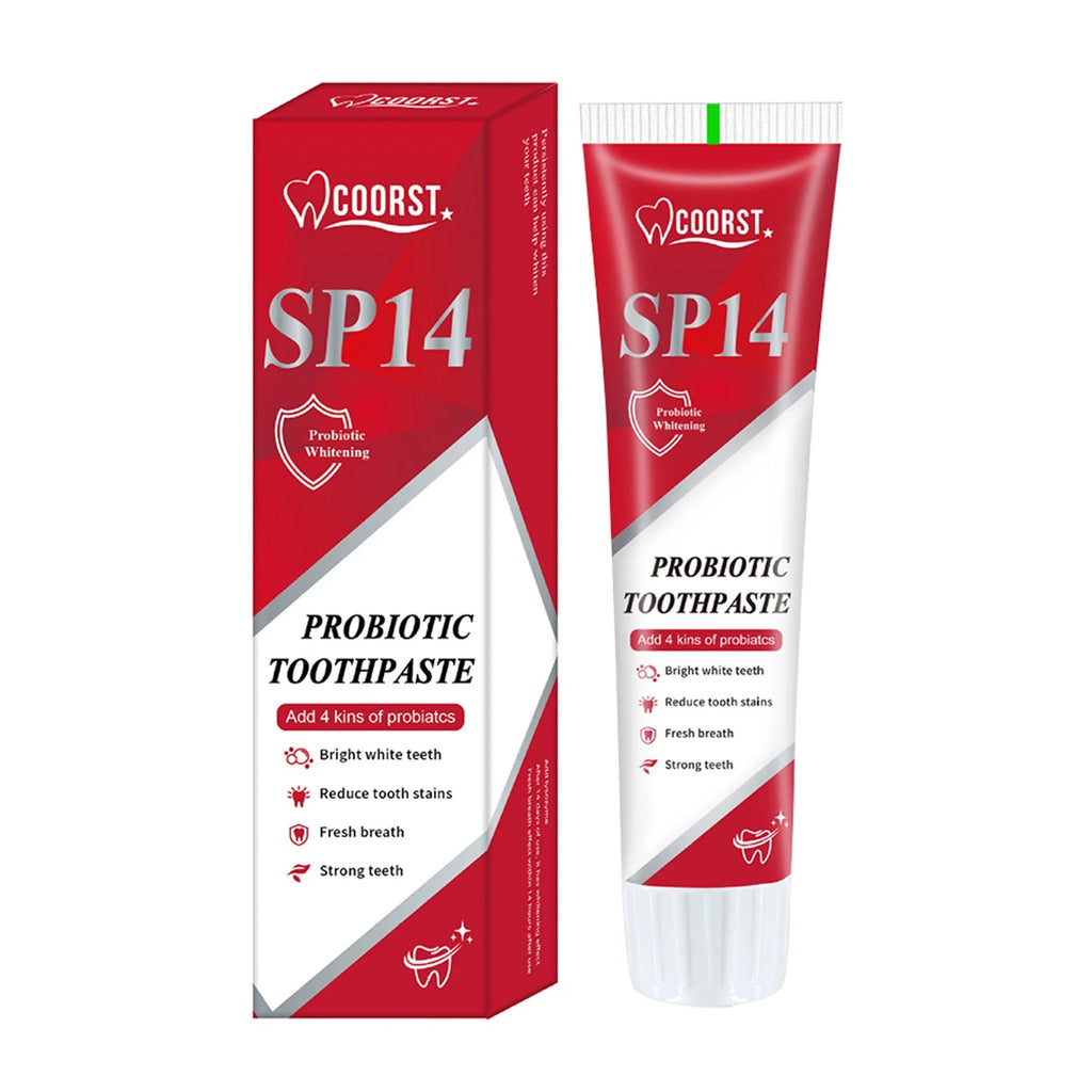 Dentifrice Blanchissant SP14 Probiotique Menthe – Éclat & Haleine Fraîche | LuxVrouw LuxVrouw