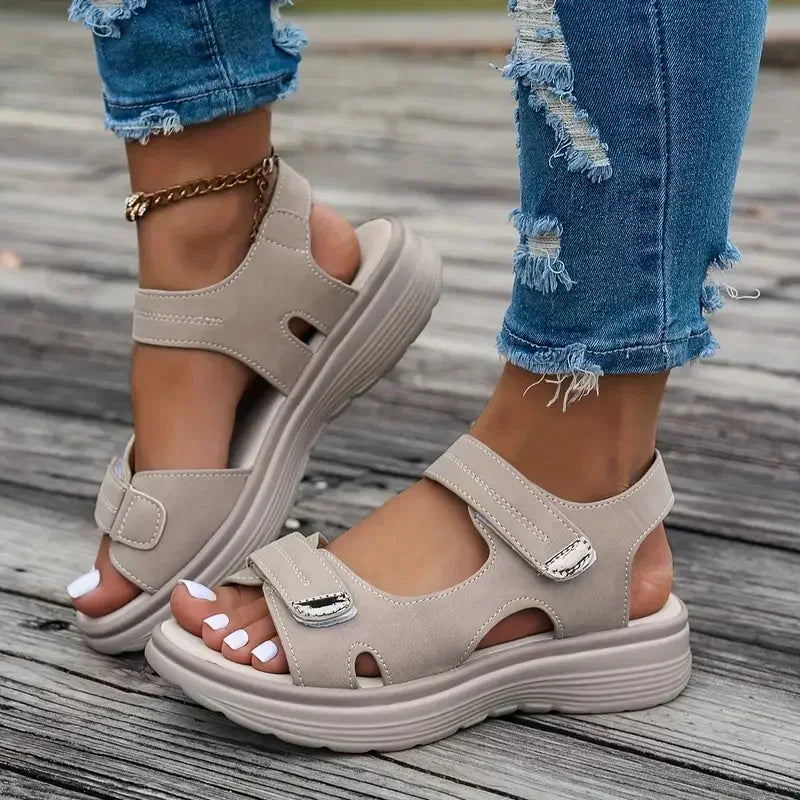 Sandales Compensées Femme Légères Antidérapantes – Casual & Plage | LuxVrouw