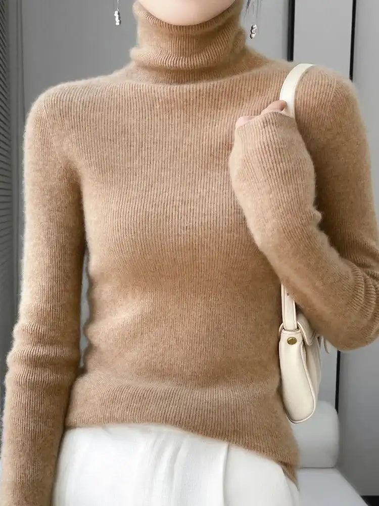 Slim Sweater Pullover Basic Cashmere LuxVrouw