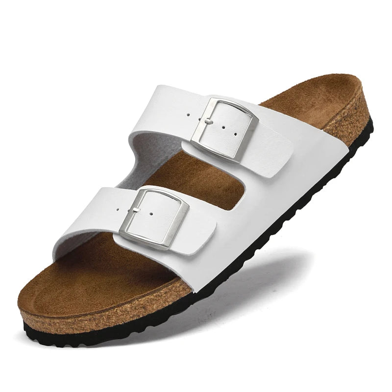 Sandales Cuir Homme – Confortables & Élégantes LuxVrouw