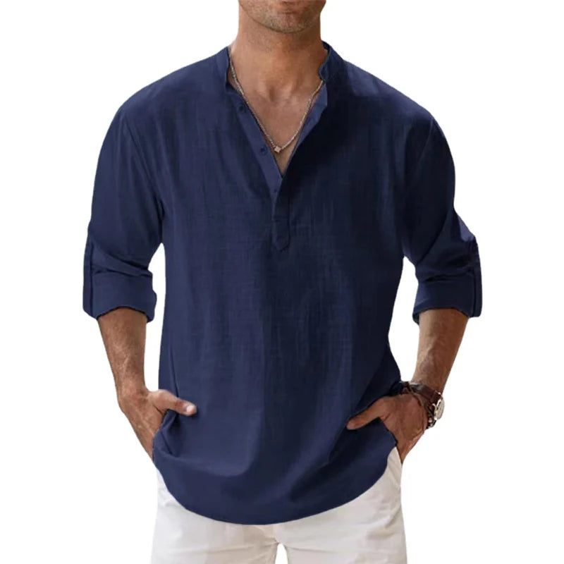 Chemise Tunique Homme Été – Casual & Légère LuxVrouw