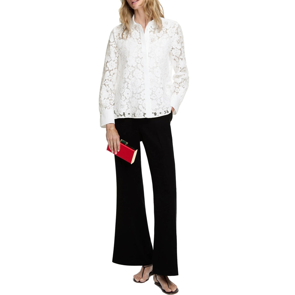 Blouse Femme Élégante en Dentelle – Style Bureau LuxVrouw